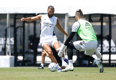 entrenamiento del real madrid en los ángeles