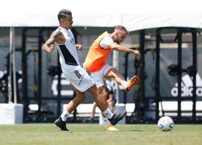 entrenamiento del real madrid en los ángeles
