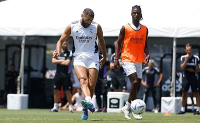 entrenamiento del real madrid en los ángeles