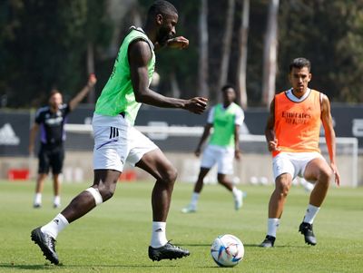entrenamiento del real madrid en los ángeles