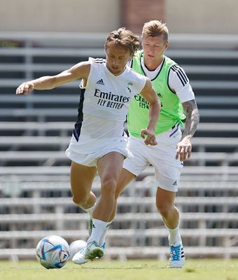 entrenamiento del real madrid en los ángeles