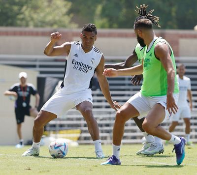 entrenamiento del real madrid en los ángeles