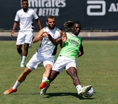entrenamiento del real madrid en los ángeles