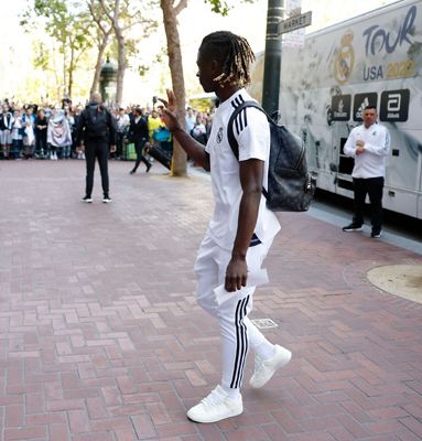 llegada del real madrid a san francisco
