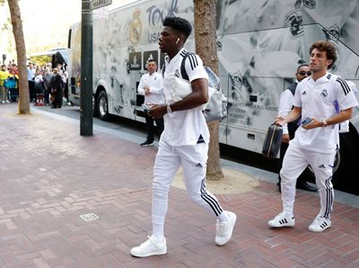 llegada del real madrid a san francisco