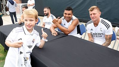 Encontro com os adeptos em Los Angeles