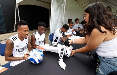 encuentro con los aficionados en los ángeles