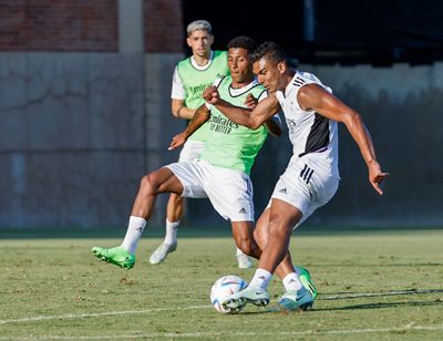 entrenamiento del real madrid en los ángeles