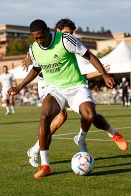 entrenamiento del real madrid en los ángeles