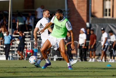 entrenamiento del real madrid en los ángeles