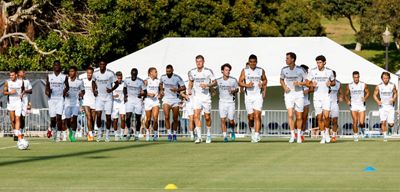 entrenamiento del real madrid en los ángeles