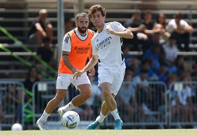 entrenamiento del real madrid en los ángeles