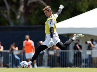 entrenamiento del real madrid en los ángeles
