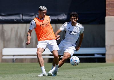 entrenamiento del real madrid en los ángeles