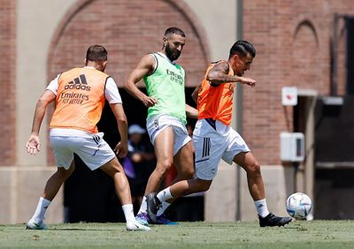 entrenamiento del real madrid en los ángeles