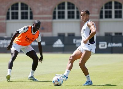 entrenamiento del real madrid en los ángeles