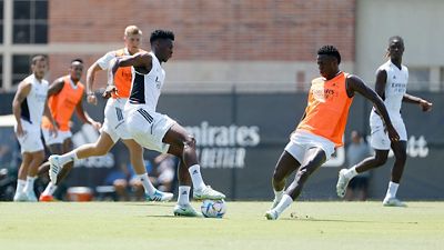 Último treino antes do encontro frente à Juventus