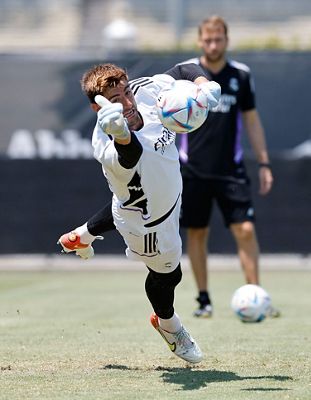 entrenamiento del real madrid en los ángeles