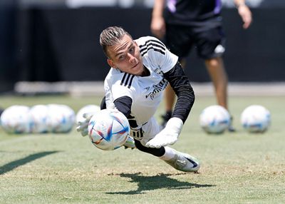 entrenamiento del real madrid en los ángeles