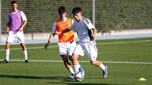 Primer entrenamiento de la pretemporada del Juvenil C