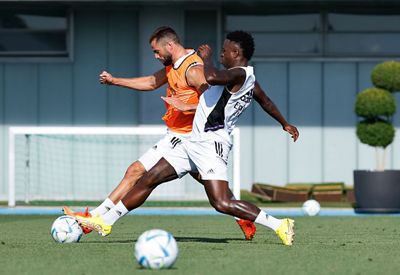 entrenamiento del real madrid