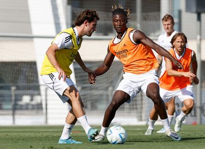 entrenamiento del real madrid
