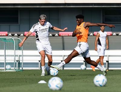 entrenamiento del real madrid