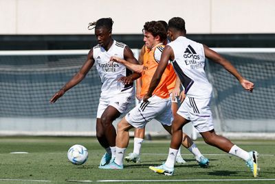 entrenamiento del real madrid
