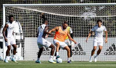 entrenamiento del real madrid