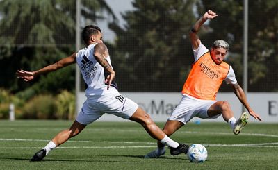 entrenamiento del real madrid