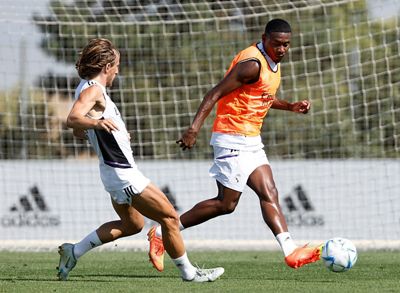 entrenamiento del real madrid