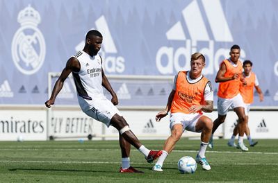 entrenamiento del real madrid