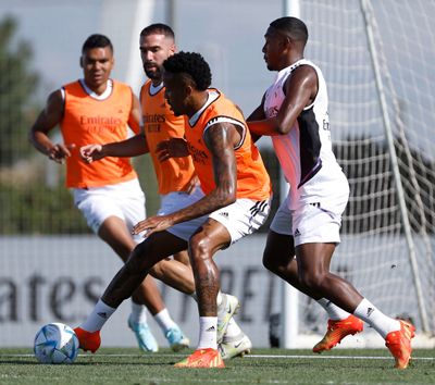 entrenamiento del real madrid