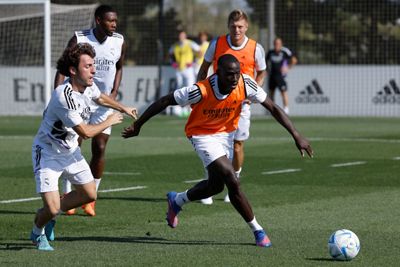 entrenamiento del real madrid