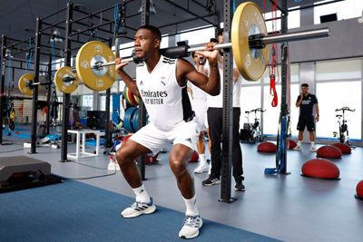 entrenamiento del real madrid