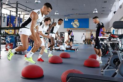 entrenamiento del real madrid