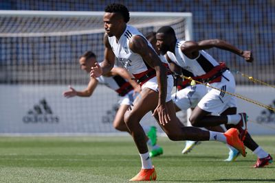 entrenamiento del real madrid