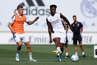 entrenamiento del real madrid