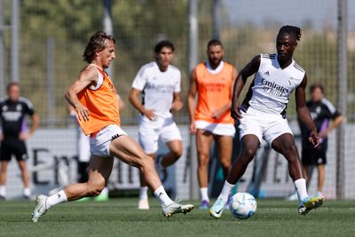 entrenamiento del real madrid
