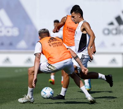 entrenamiento del real madrid