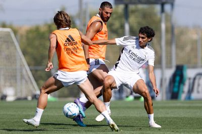 entrenamiento del real madrid