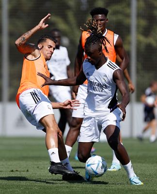 entrenamiento del real madrid