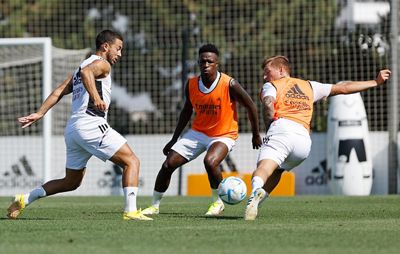 entrenamiento del real madrid