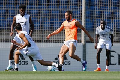 entrenamiento del real madrid