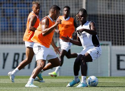 entrenamiento del real madrid