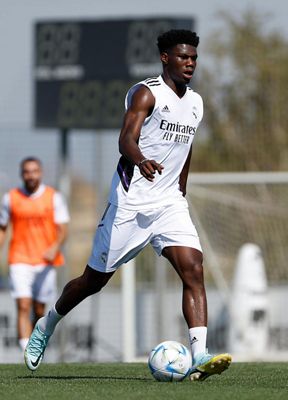 entrenamiento del real madrid