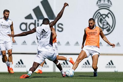 entrenamiento del real madrid