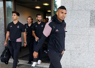llegada del real madrid a helsinki