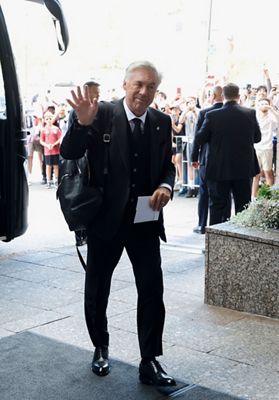 llegada del real madrid a helsinki