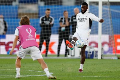 entrenamiento del real madrid